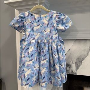 Mini Boden Unicorn Dress | Size 3–4Y